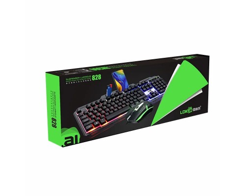 Игровая Клавиатура с мышкой LDK 828; LED