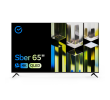 Умный телевизор SBER SDX-65UQ5232T 65`, 4K, QLED